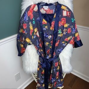 Vintage L.A. Intimates 3 piece pajama short set Sz Med